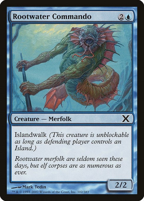 Image for Rootwater Commando (10th Edition) (102) - Magic: The Gathering