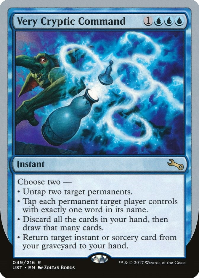 Image for Very Cryptic Command (B) (Unstable) (49) - Magic: The Gathering
