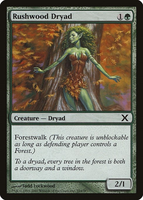 Image for Rushwood Dryad (10th Edition) (294) - Magic: The Gathering