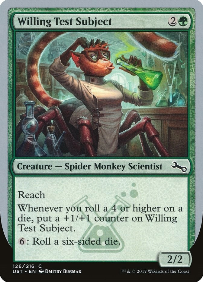 Image for Willing Test Subject (Unstable) (126) - Magic: The Gathering