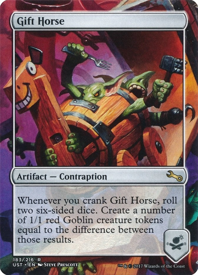 Image for Gift Horse (Unstable) (183) - Magic: The Gathering