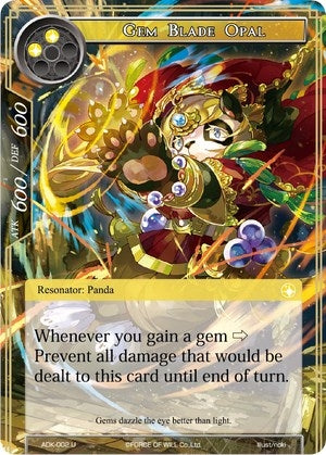 Image for Gem Blade Opal (Advent of the Demon King) (ADK-002) - Force of Will