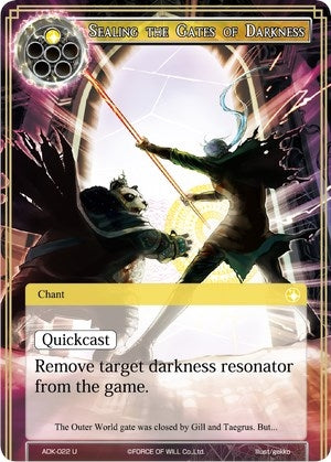 Image for Sealing the Gates of Darkness (Advent of the Demon King) (ADK-022) - Force of Will