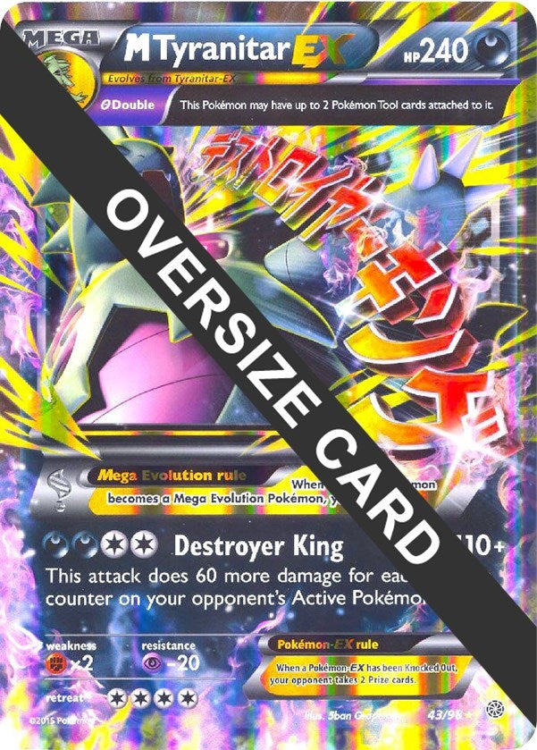 Image for M Tyranitar EX (Jumbo Cards) (043/098) - Pokemon