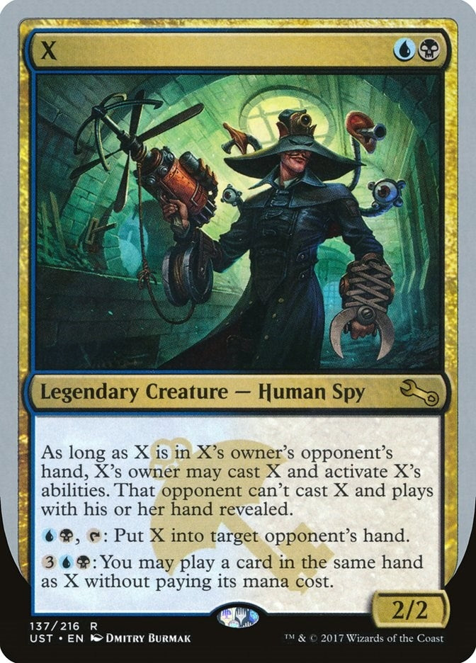 Image for X (Unstable) (137) - Magic: The Gathering