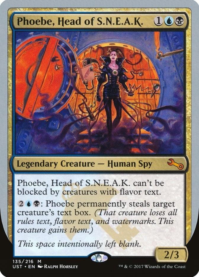 Image for Phoebe, Head of S.N.E.A.K. (Unstable) (135) - Magic: The Gathering