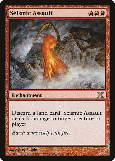 Image for Seismic Assault (10th Edition) (228) - Magic: The Gathering