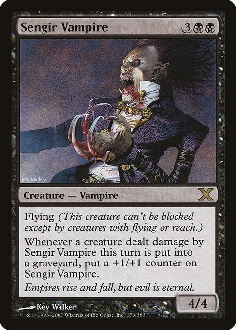 Image for Sengir Vampire (10th Edition) (176) - Magic: The Gathering