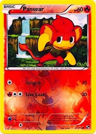 Image for Pansear - 21/114 (Energy Holo) (Miscellaneous Cards & Products) (021/114) - Pokemon