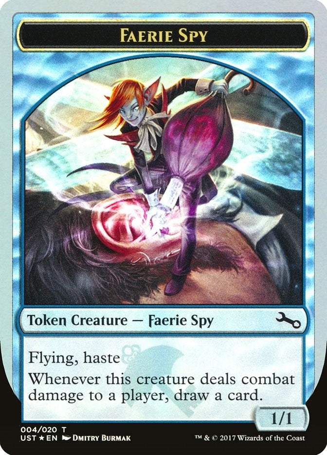 Image for Faerie Spy Token (Unstable) (4) - Magic: The Gathering
