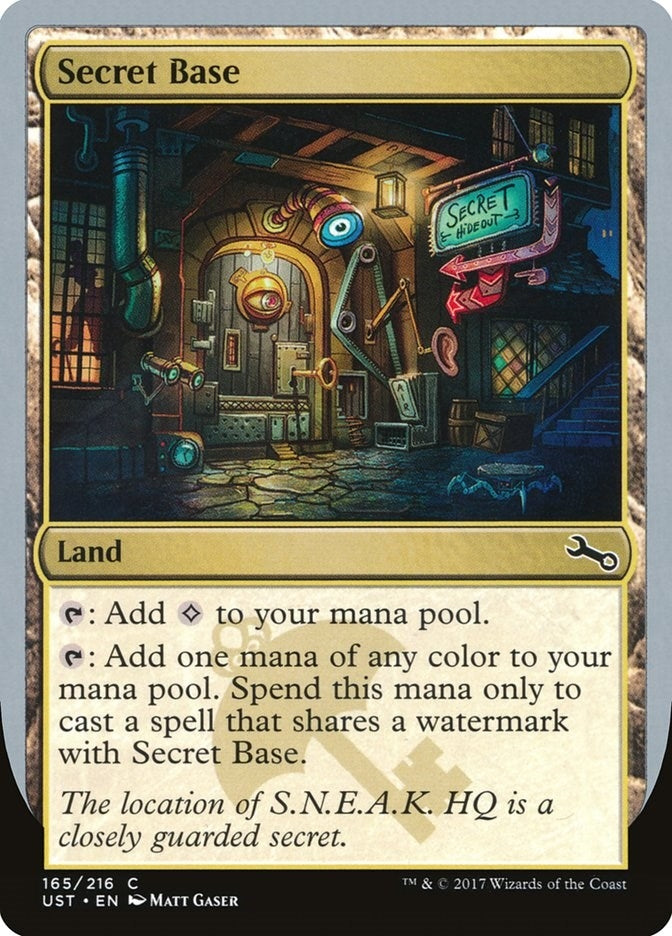 Image for Secret Base (B) (Unstable) (165) - Magic: The Gathering