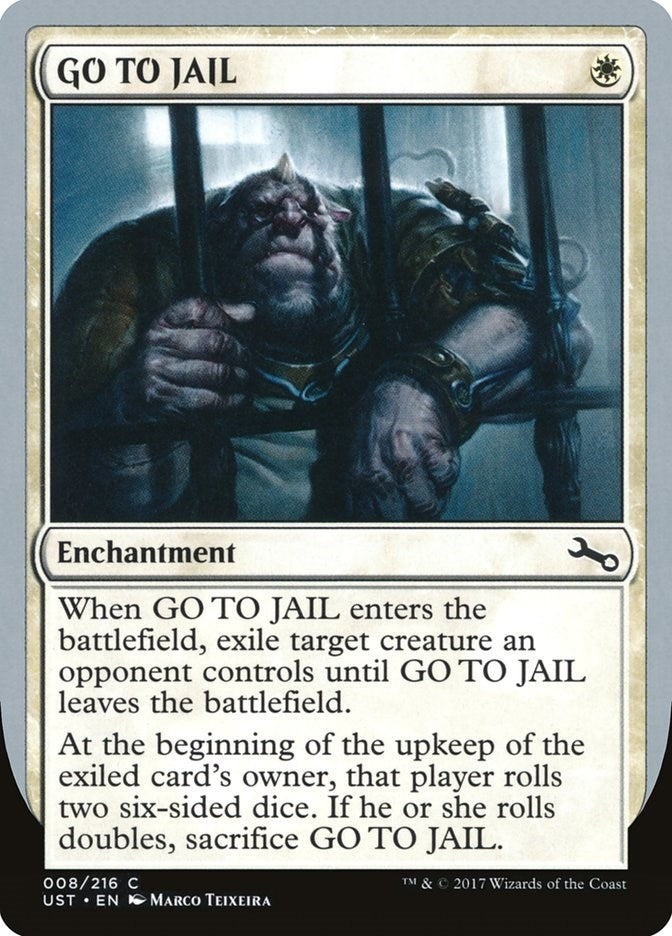 Image for GO TO JAIL (Unstable) (8) - Magic: The Gathering