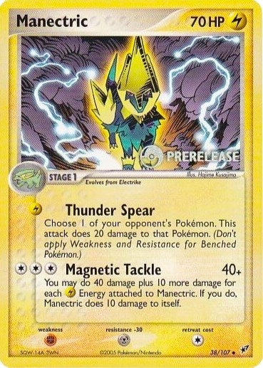 Image for Manectric - 38/107 (Prerelease) (Nintendo Promos) (38/107) - Pokemon