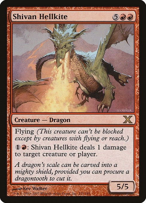 Image for Shivan Hellkite (10th Edition) (231) - Magic: The Gathering