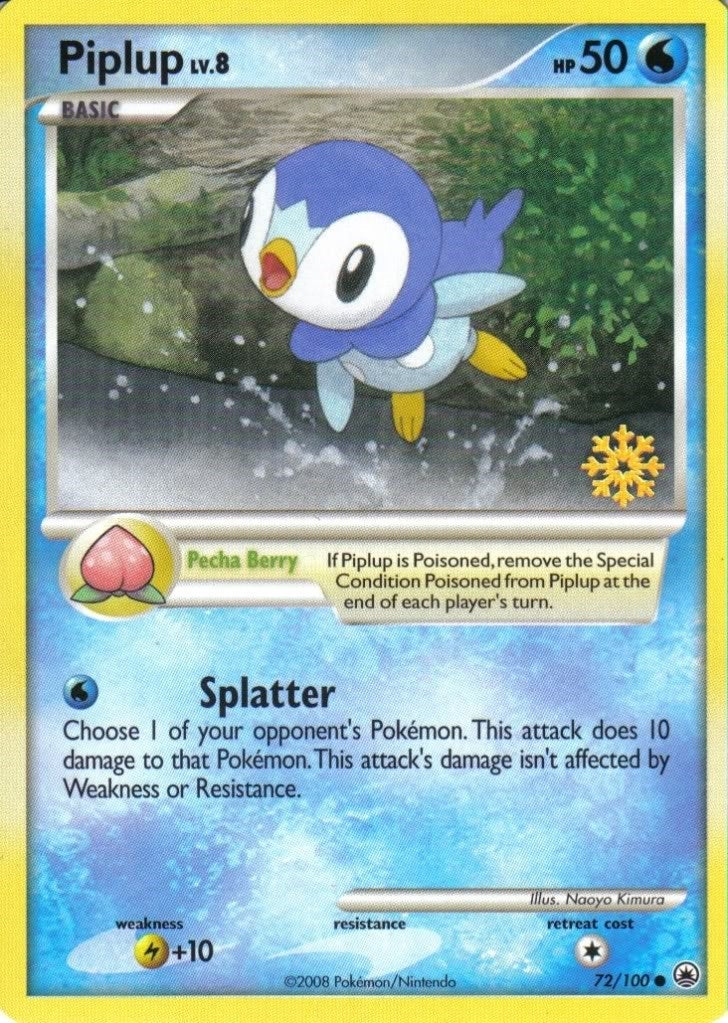 Image for Piplup (Countdown Calendar Promos) (072/100) - Pokemon