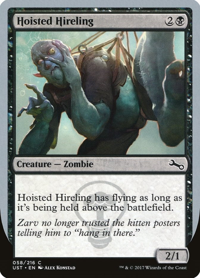 Image for Hoisted Hireling (Unstable) (58) - Magic: The Gathering