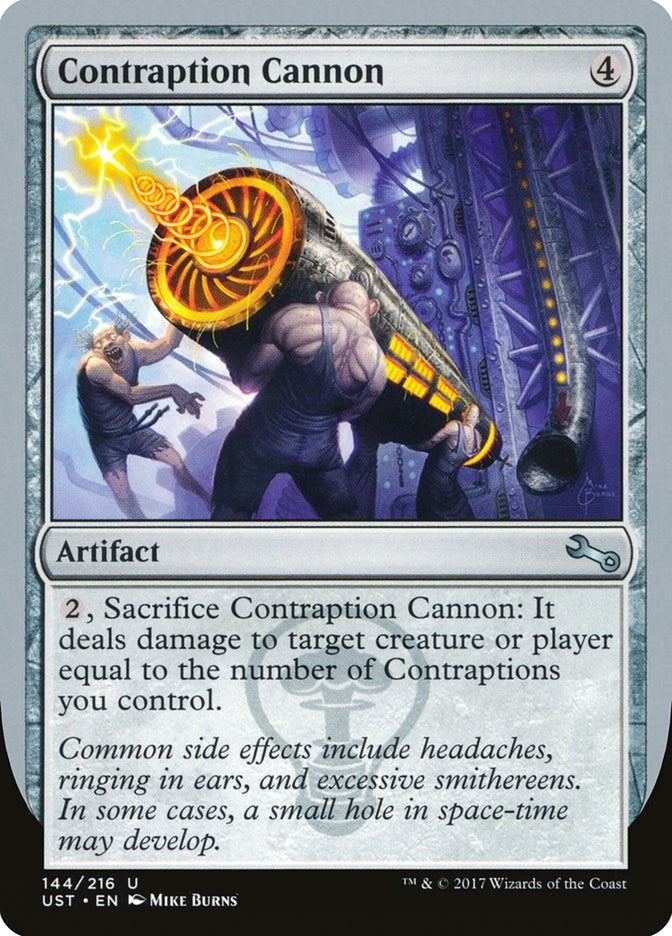 Image for Contraption Cannon (Unstable) (144) - Magic: The Gathering