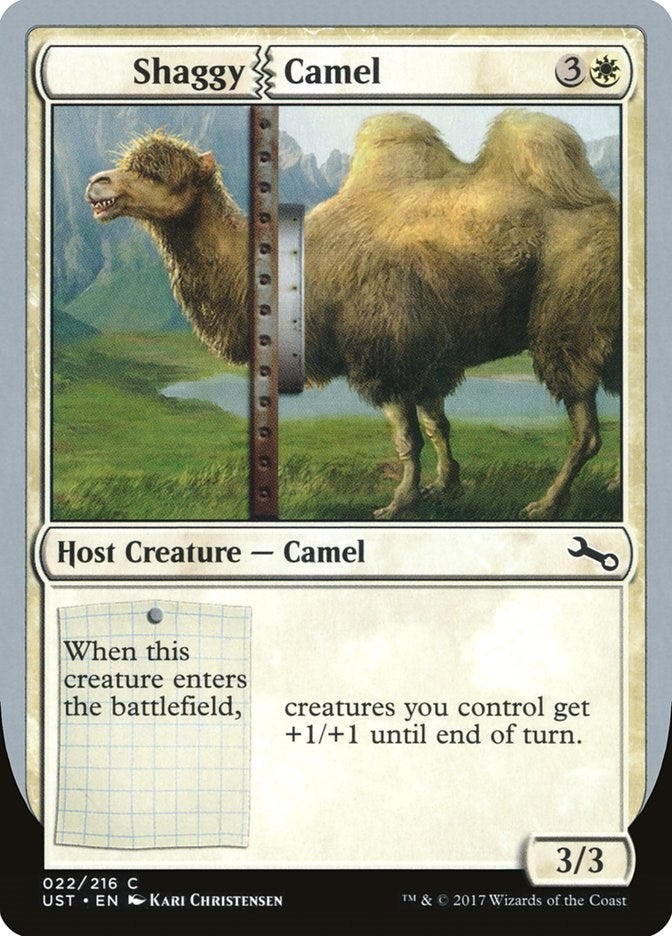 Image for Shaggy Camel (Unstable) (22) - Magic: The Gathering