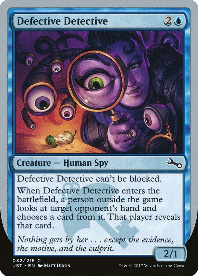 Image for Defective Detective (Unstable) (32) - Magic: The Gathering