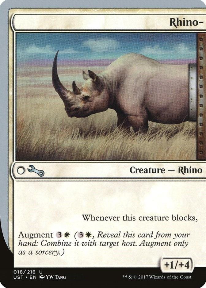 Image for Rhino- (Unstable) (18) - Magic: The Gathering
