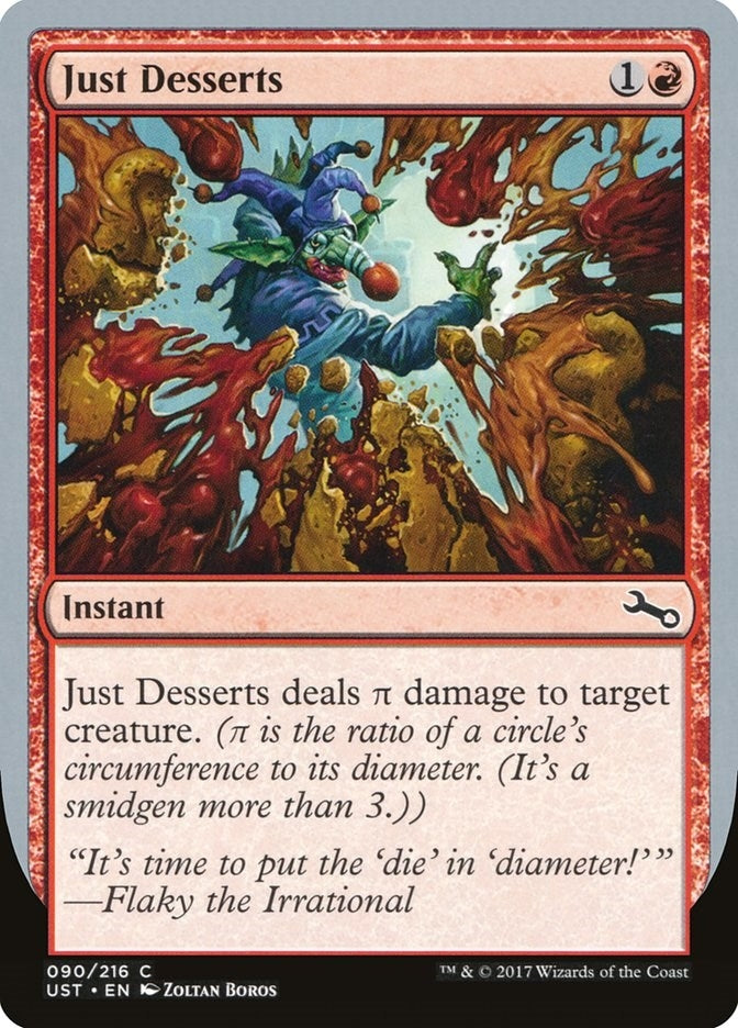 Image for Just Desserts (Unstable) (90) - Magic: The Gathering