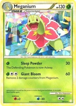 Image for Meganium - 26/123 (Cracked Ice Holo) (Deck Exclusives) (026/123) - Pokemon