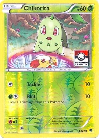 Image for Chikorita - 1/122 (Pokemon League) (League & Championship Cards) (001/122) - Pokemon