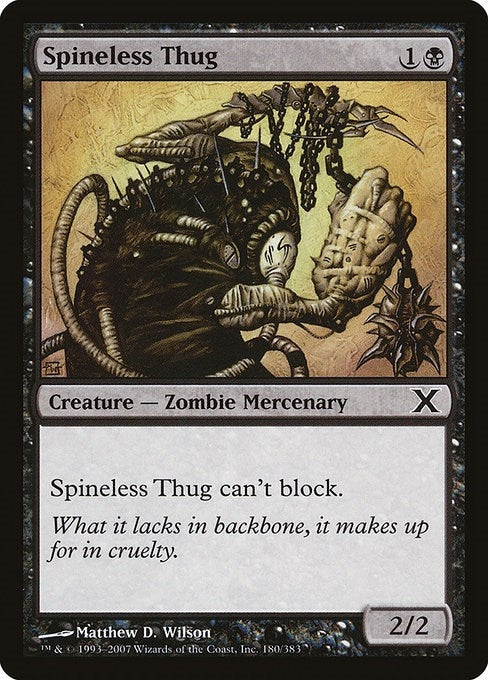 Image for Spineless Thug (10th Edition) (180) - Magic: The Gathering