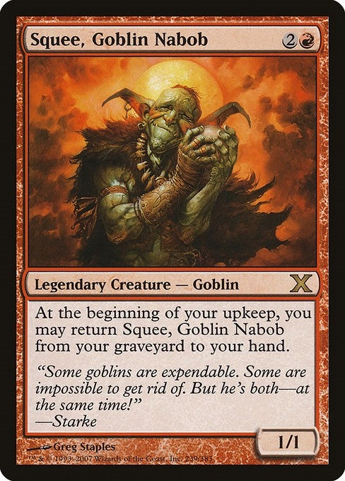 Image for Squee, Goblin Nabob (10th Edition) (239) - Magic: The Gathering