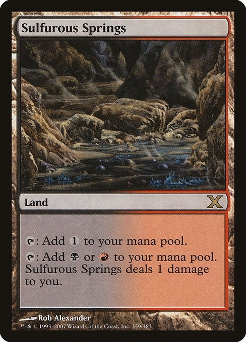 Image for Sulfurous Springs (10th Edition) (359) - Magic: The Gathering
