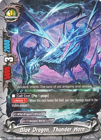 Image for Blue Dragon, Thunder Horn (Immortal Entities) (EB01/0024EN) - Future Card BuddyFight
