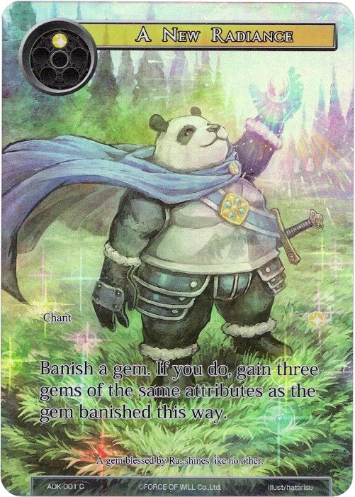 Image for A New Radiance (Full Art) (Advent of the Demon King) (ADK-001) - Force of Will
