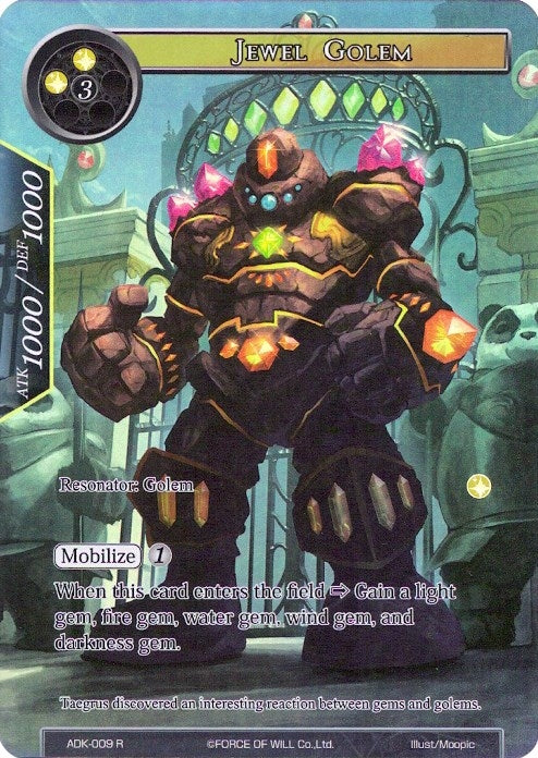 Image for Jewel Golem (Full Art) (Advent of the Demon King) (ADK-009) - Force of Will