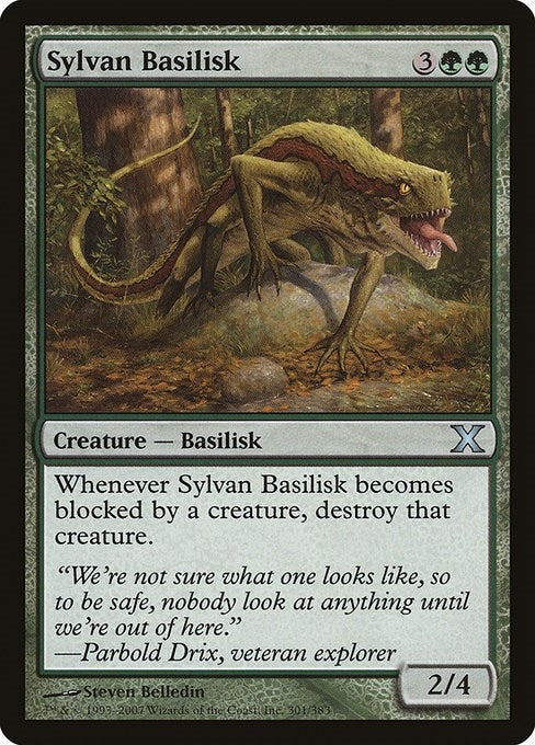 Image for Sylvan Basilisk (10th Edition) (301) - Magic: The Gathering