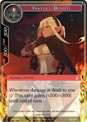 Image for Frayla's Devotee (Advent of the Demon King) (ADK-046) - Force of Will