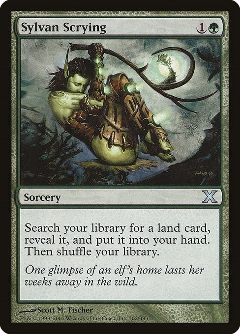 Image for Sylvan Scrying (10th Edition) (302) - Magic: The Gathering