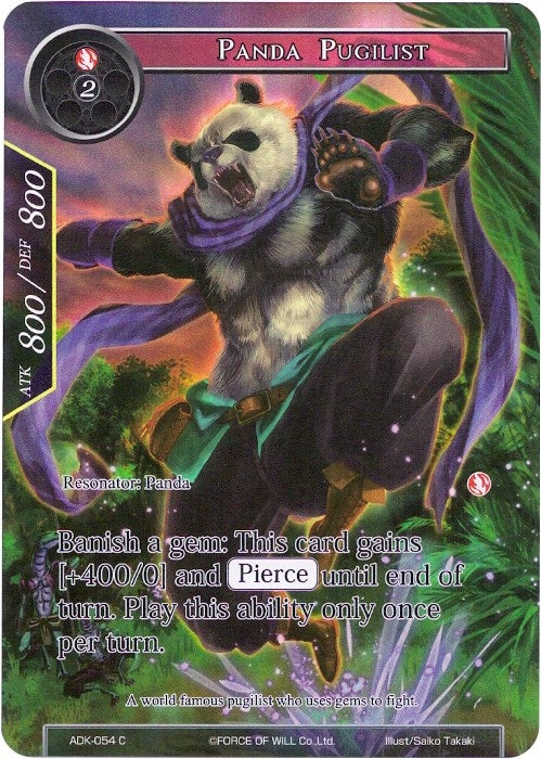 Image for Panda Pugilist (Full Art) (Advent of the Demon King) (ADK-054) - Force of Will