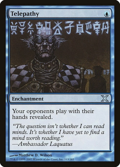 Image for Telepathy (10th Edition) (113) - Magic: The Gathering