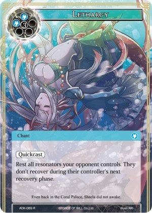 Image for Lethargy (Advent of the Demon King) (ADK-069) - Force of Will