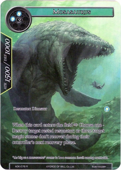 Image for Mosasaurus (Full Art) (Advent of the Demon King) (ADK-076) - Force of Will
