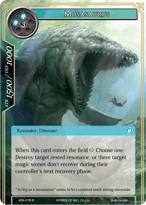 Image for Mosasaurus (Advent of the Demon King) (ADK-076) - Force of Will
