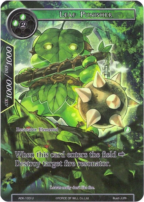 Image for Leaf Punisher (Full Art) (Advent of the Demon King) (ADK-103) - Force of Will