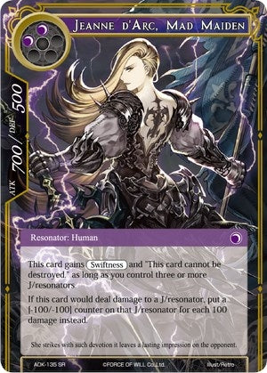 Image for Jeanne d'Arc, Mad Maiden (Advent of the Demon King) (ADK-135) - Force of Will
