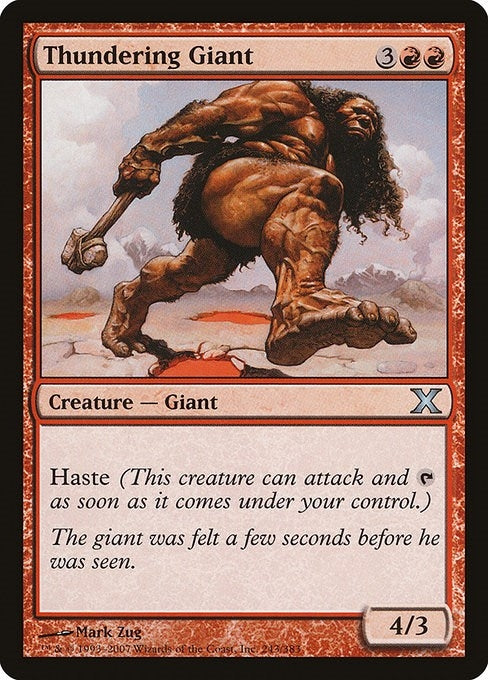 Image for Thundering Giant (10th Edition) (243) - Magic: The Gathering