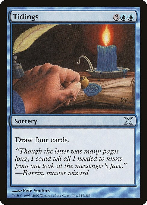 Image for Tidings (10th Edition) (116) - Magic: The Gathering