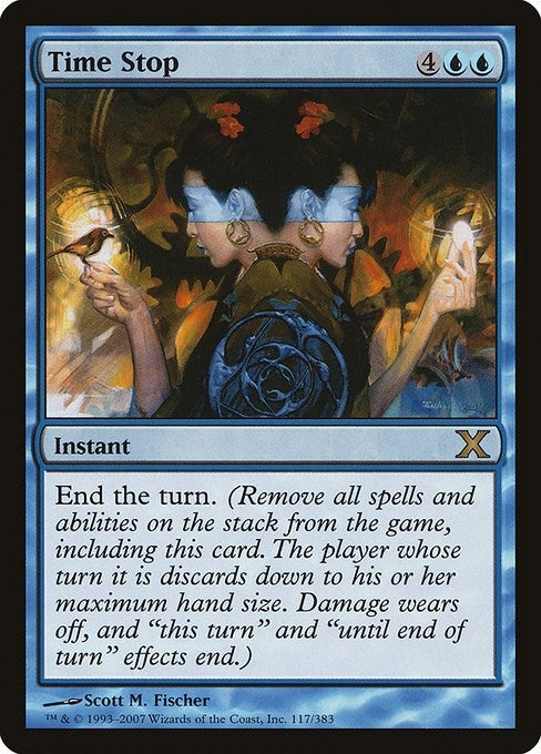 Image for Time Stop (10th Edition) (117) - Magic: The Gathering