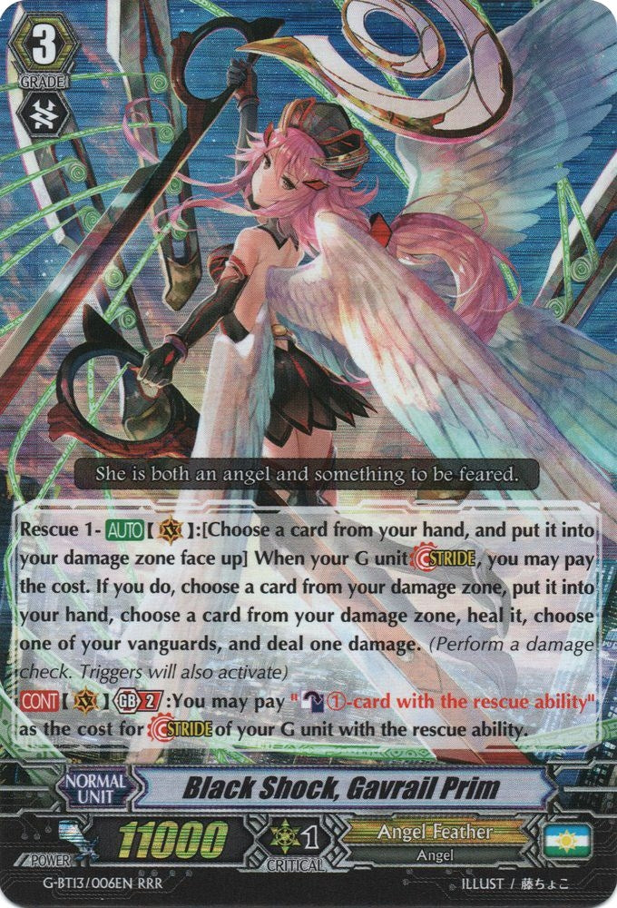 Image for Black Shock, Gavrail Prim (G-BT13: Ultimate Stride) (G-BT13/006EN) - Cardfight Vanguard