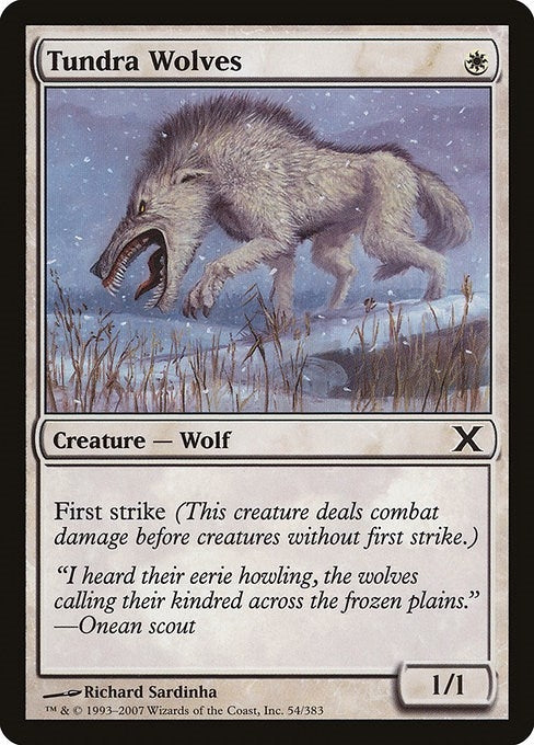 Image for Tundra Wolves (10th Edition) (54) - Magic: The Gathering