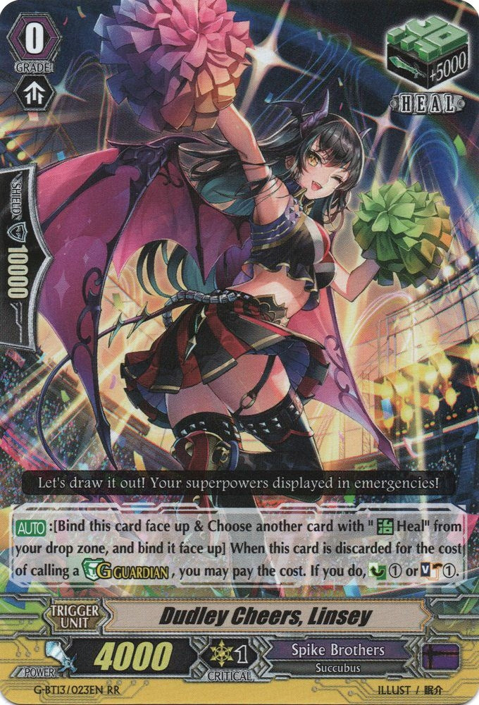 Image for Dudley Cheers, Linsey (G-BT13: Ultimate Stride) (G-BT13/023EN) - Cardfight Vanguard