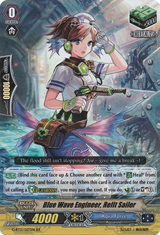 Image for Blue Wave Engineer, Refit Sailor (G-BT13: Ultimate Stride) (G-BT13/027EN) - Cardfight Vanguard